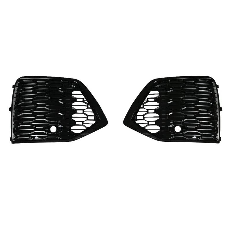 JJRFVBGT Nebelscheinwerfer Blende Kompatibel Mit Q5L Q5 2021 2022 2023 Auto Frontstoßstange Grille Trim Nebelscheinwerfer Abdeckrahmen Auto(Whitout Hole) von JJRFVBGT