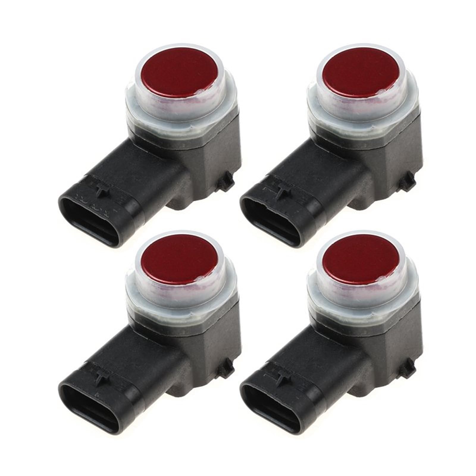 JJRFVBGT PDC Sensor Kompatibel Mit Ford Auto Pdc Assist Objekt Einparkhilfe Sensor Reverse Assist Radar Einparkhilfe Cj5t15k859aaw(Red,4pcs) von JJRFVBGT