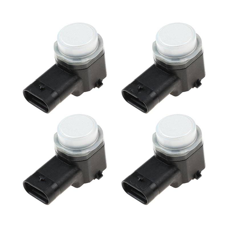 JJRFVBGT PDC Sensor Kompatibel Mit Ford Auto Pdc Assist Objekt Einparkhilfe Sensor Reverse Assist Radar Einparkhilfe Cj5t15k859aaw(White,4pcs) von JJRFVBGT