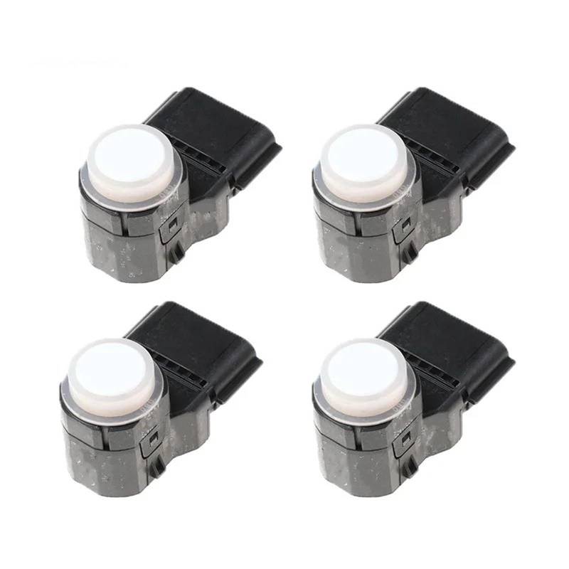 JJRFVBGT PDC Sensor Kompatibel Mit Hyundai Auto Pdc Parksensor Parktronic Ultraschallsensor Auto Einparkhilfe Objektsensor 96890c1200(White,4pcs) von JJRFVBGT