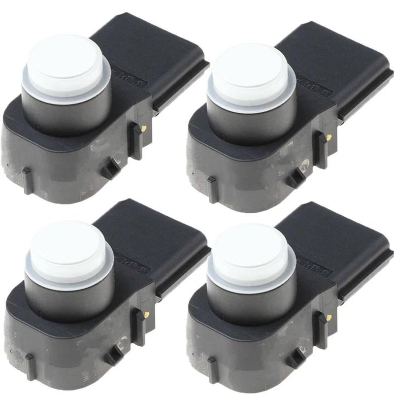 JJRFVBGT PDC Sensor Kompatibel Mit Kia Für Stinger 2018 2019 2020 Auto Pdc Parksensor Auto Einparkhilfe Objektsensor 95720j5310(White,4pcs) von JJRFVBGT