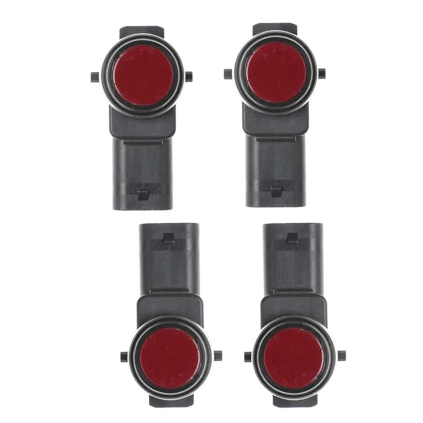 JJRFVBGT PDC Sensor Kompatibel Mit Vw Für Golf Für Touran Für EOS Auto Pdc Parkplatz Sensor Assist System Auto Einparkhilfe Objekt Sensor 7l5919275(Red,4PCS) von JJRFVBGT