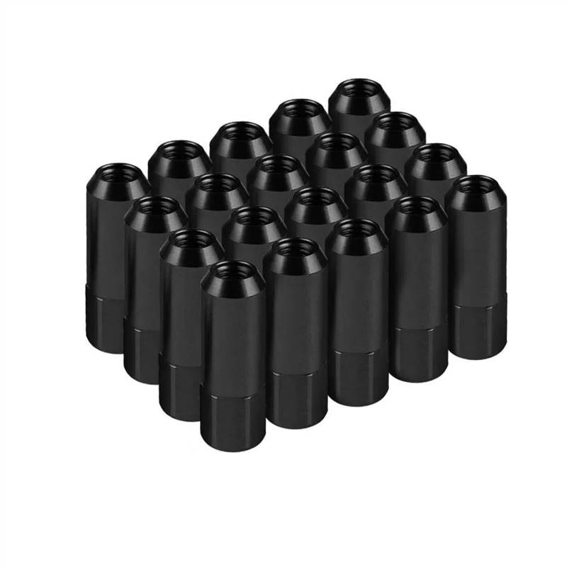 JJRFVBGT Radnabenbolzen 20 Stück Autozubehör Radmutter 60 Mm M12 X 1,5, M12 X 1,25 Radmuttern Racing Lug Radschrauben Muttern Stehbolzen Ersatzteile(3,M12x1.25) von JJRFVBGT