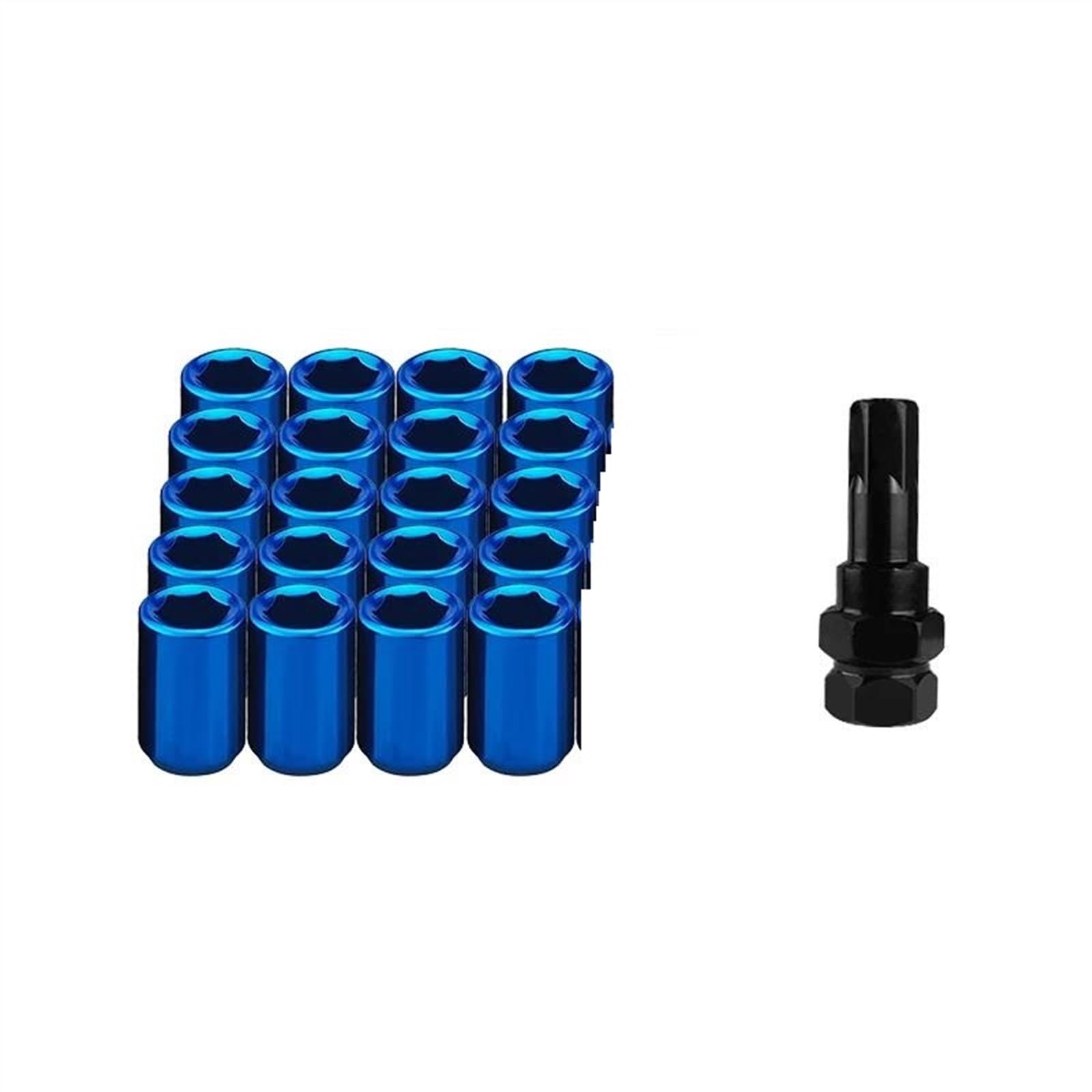 JJRFVBGT Radnabenbolzen 20 Stück Universal 32 Mm Verlängerte Radmuttern Aus Edelstahl 20 Stück Rennwagenzubehör Stahlradmuttern M12 X 1,25 M12 X 1,5(3) von JJRFVBGT