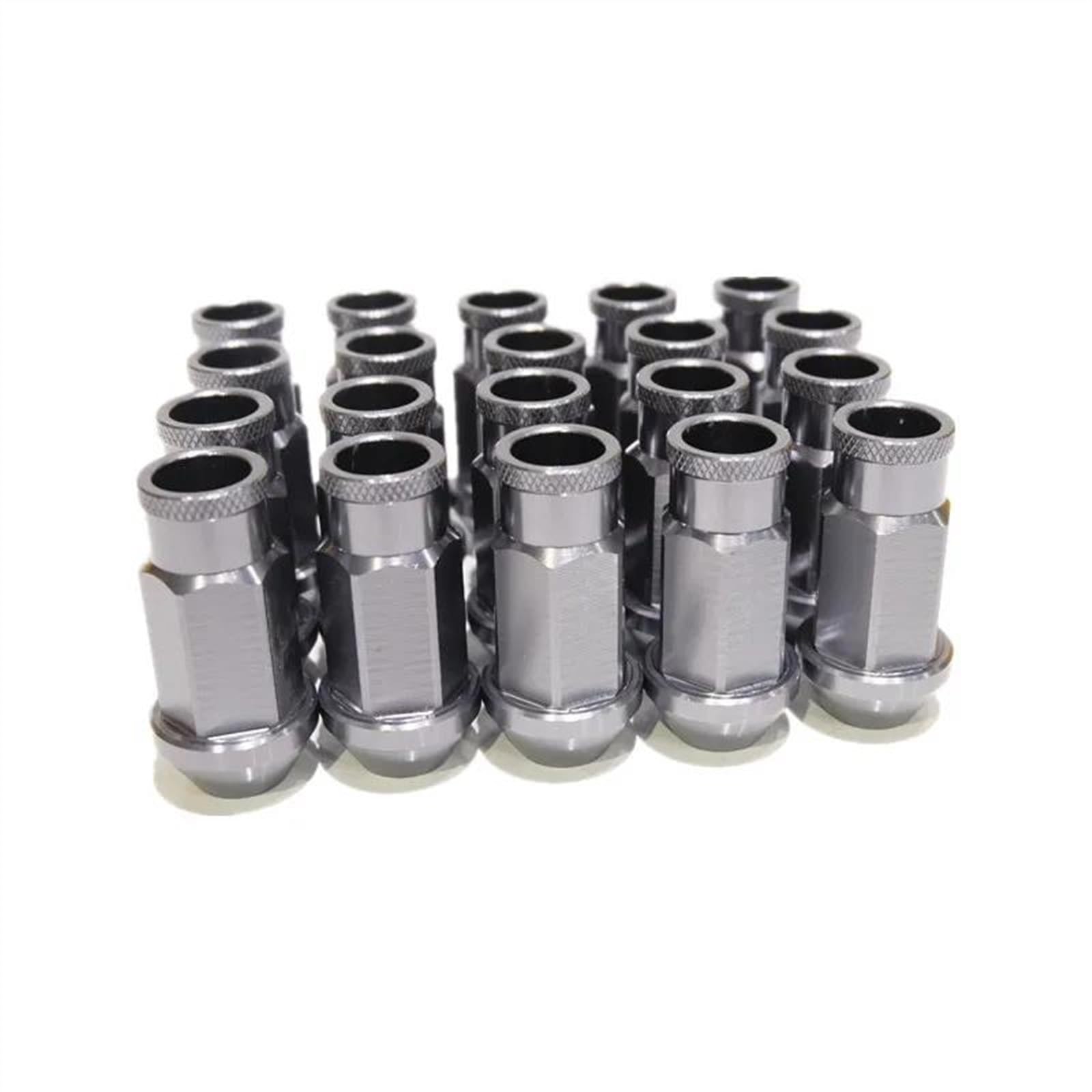 JJRFVBGT Radnabenbolzen 20PCS Universal Radmuttern M12x1,5/1,25 Auto Modifikation Racing Radmuttern Schraube Hub Reifen Schraube Bolzen(Color 7,M12x1.5) von JJRFVBGT