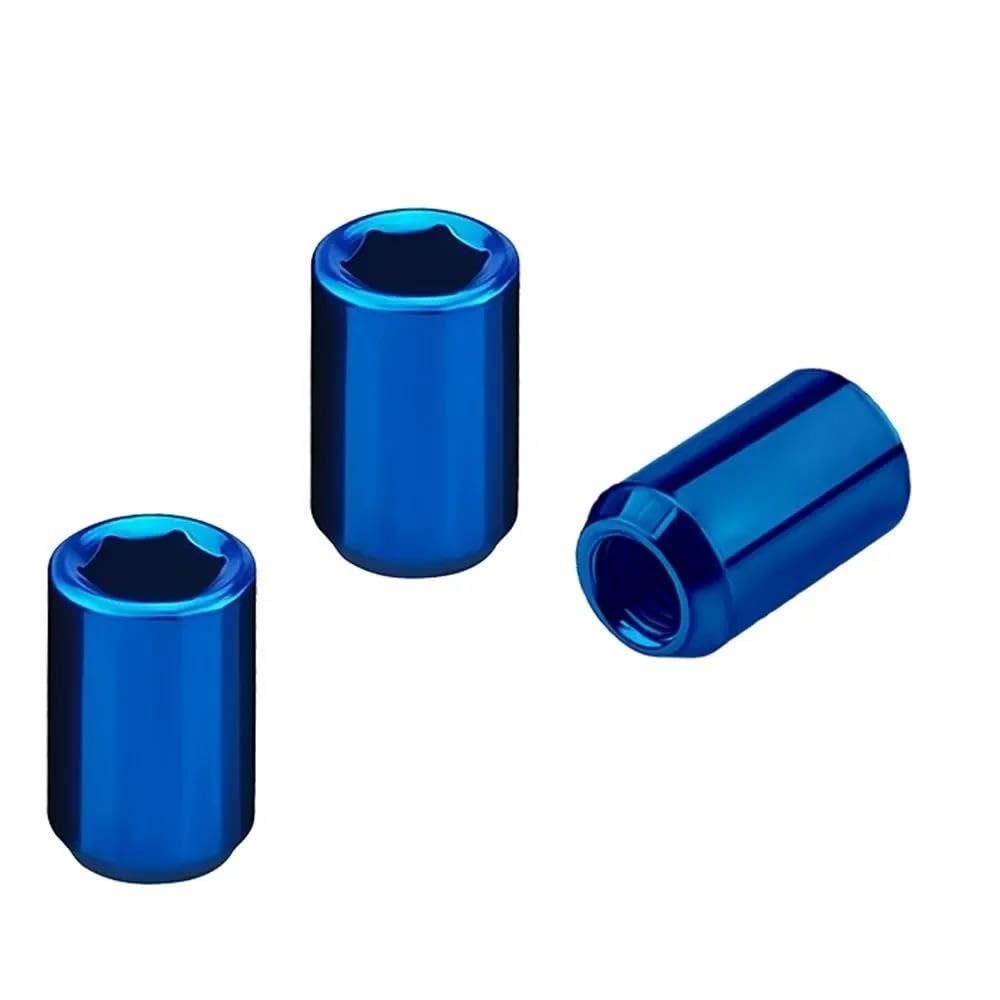 JJRFVBGT Radnabenbolzen Kompatibel Mit Toyota 32mm Auto-Radmuttern Verlängerte Radmuttern Aus Stahl Schraube M12 X 1,25 M12 X 1,5 Radmutternschraube, Zubehör(Blue,M12x1.5) von JJRFVBGT