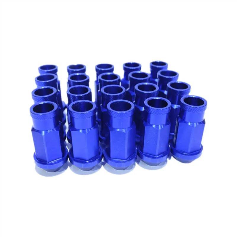 JJRFVBGT Radnabenbolzen Universal 20PCS Radmuttern M12x1.5/1,25 Auto Racing Radmuttern Schraube Radnabe Reifen Schraube Bolzen Ersatzteile(Color 1,M12x1.25) von JJRFVBGT