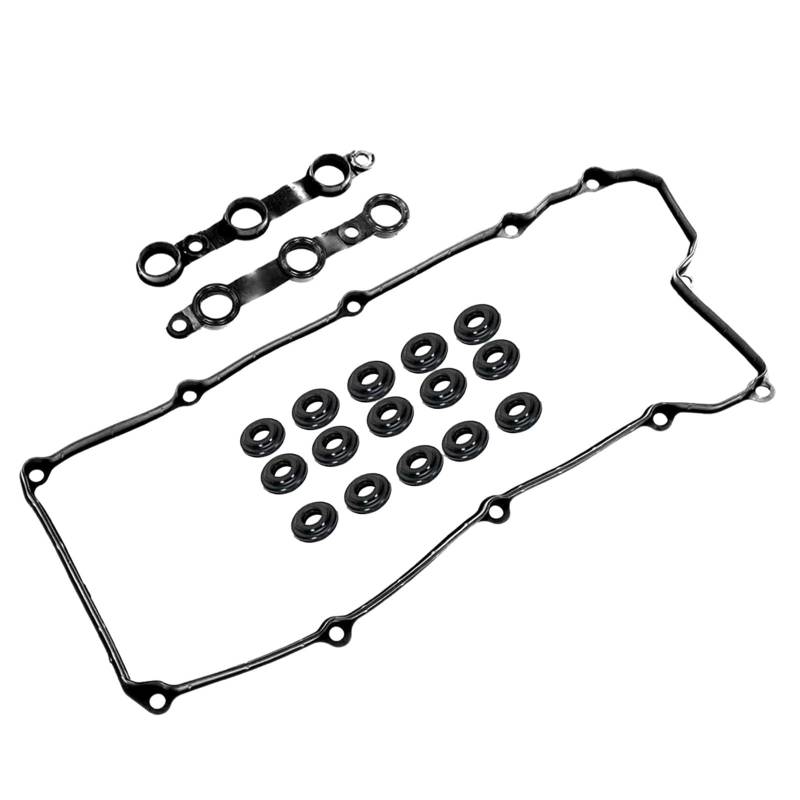 JJRFVBGT Ventildeckeldichtungssatz Kompatibel Mit 3er-Serie Für Coupe E46 1999 2000 2001 2002 2003 2004 2005 2006 Automotor-Ventildeckel-Schraubendichtung OEM: 11129070532 11121437395 von JJRFVBGT