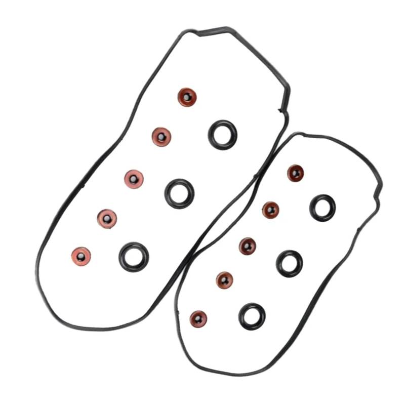 JJRFVBGT Ventildeckeldichtungssatz Kompatibel Mit Acura Für MDX 2010 2011 2012 2013 Autoventildeckel-Dichtungssatz 12030RJA000 VS50558 90442P8AA00 VS50773R von JJRFVBGT