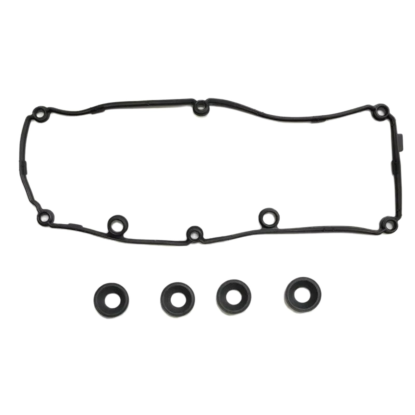 JJRFVBGT Ventildeckeldichtungssatz Kompatibel Mit Für A4 B8 8K2 2,0 L CAGC CJCC 2008 2009 2010 2011 2012 2013 2014 2015 OEM:03L103070 03L103483C Auto Motor Ventildeckeldichtung von JJRFVBGT