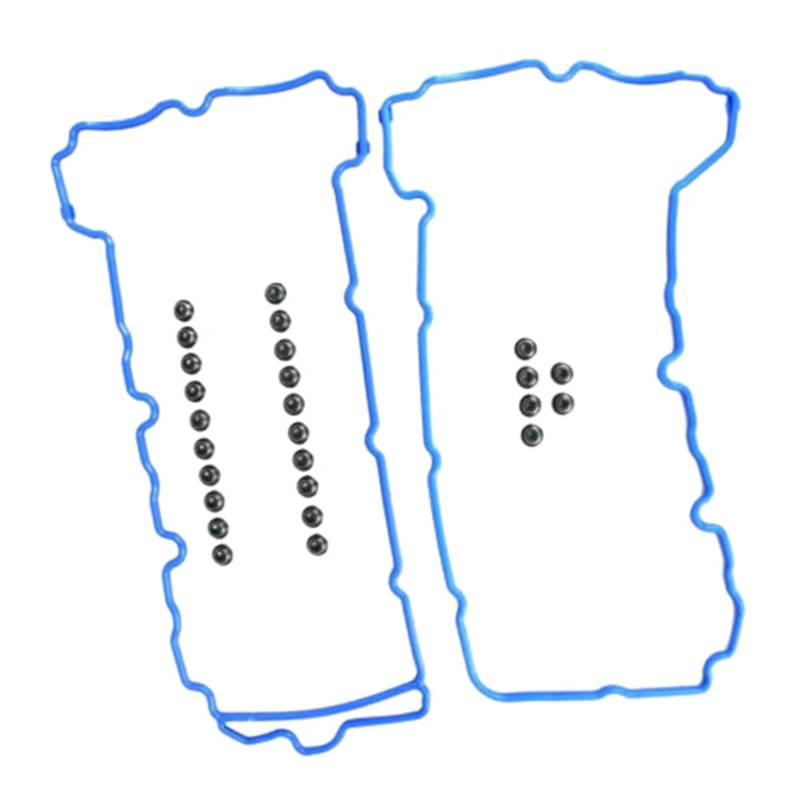 JJRFVBGT Ventildeckeldichtungssatz Kompatibel Mit GMC Für Acadia 2007 2008, Autozubehör, Motorventile, Abdeckung, Dichtung, Ventile, Dichtungen, OE: VS50726R 12566250(Blue) von JJRFVBGT