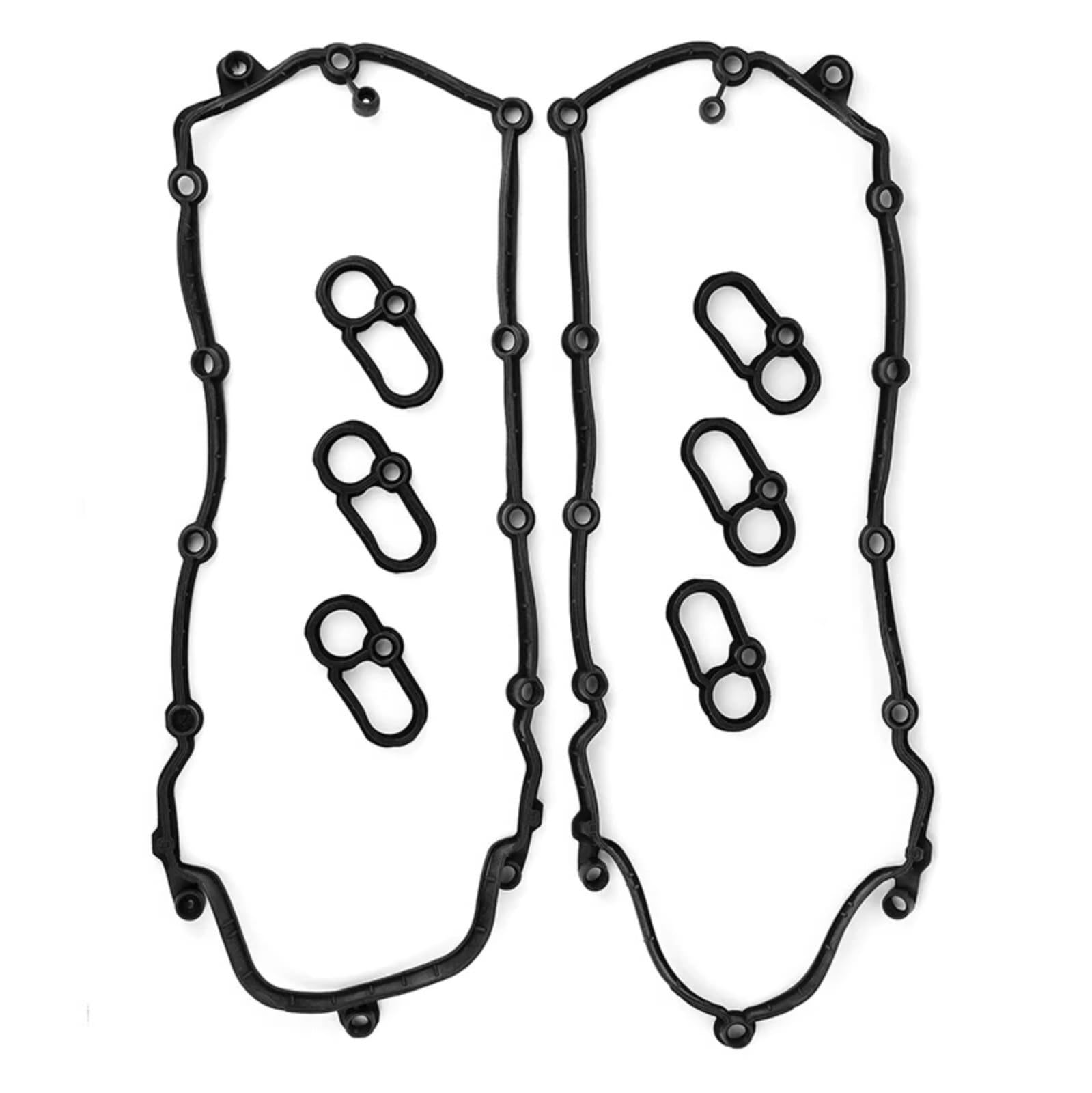 JJRFVBGT Ventildeckeldichtungssatz Kompatibel Mit Jaguar Für F-Pace Für F-Type OE: LR041869 AJ813023 LR014345 C2D3526 LR089050 AJ813020 LR011220 C2D3527 Automotor-Ventildeckeldichtung von JJRFVBGT