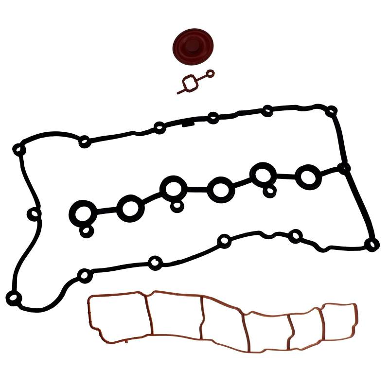 JJRFVBGT Ventildeckeldichtungssatz Kompatibel Mit Porsche Für Cayenne 3.6L 2007 2008 2009 2010 2011 2012 2013 2014 Motor Ventildeckel Ansaugkrümmer Dichtung OEM:03H103429H von JJRFVBGT
