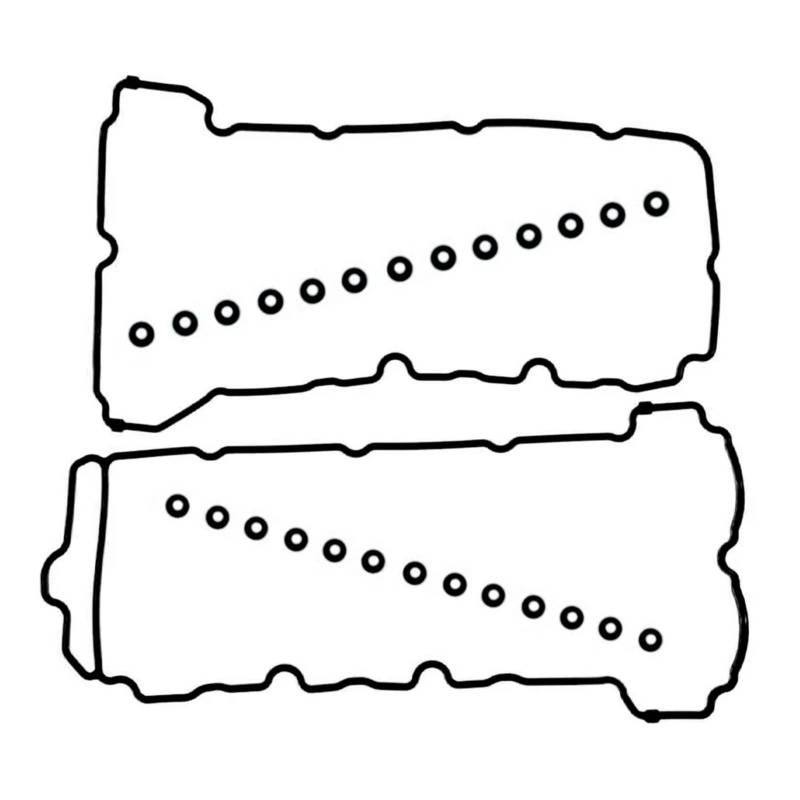 JJRFVBGT Ventildeckeldichtungssatz Kompatibel Mit Saturn Für Aura 2007 2008 2009 Für Outlook 2007 2008 Für Vue 2008 2009 2010 Automotor-Ventildeckeldichtung Dichtung OE: VS50726R 12566250(Black) von JJRFVBGT