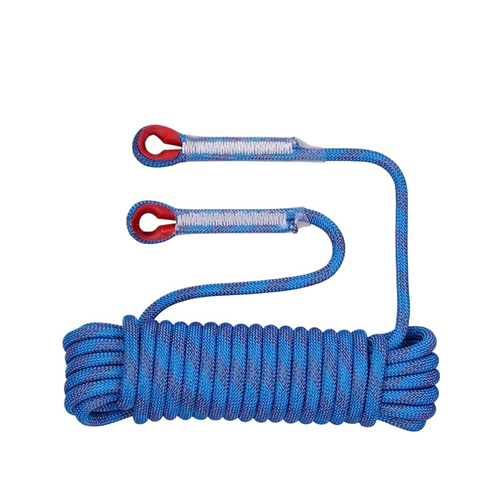 Abschleppseil 12 mm 50 m Outdoor-Kletterseil, Fluchtrettung, statisches Seil, Felsausrüstung, Bergsteigen, Lebensader, Notfall-Überlebens-Sicherheitsausrüstung Abschleppseil Auto(Blue 30m) von JKELPV