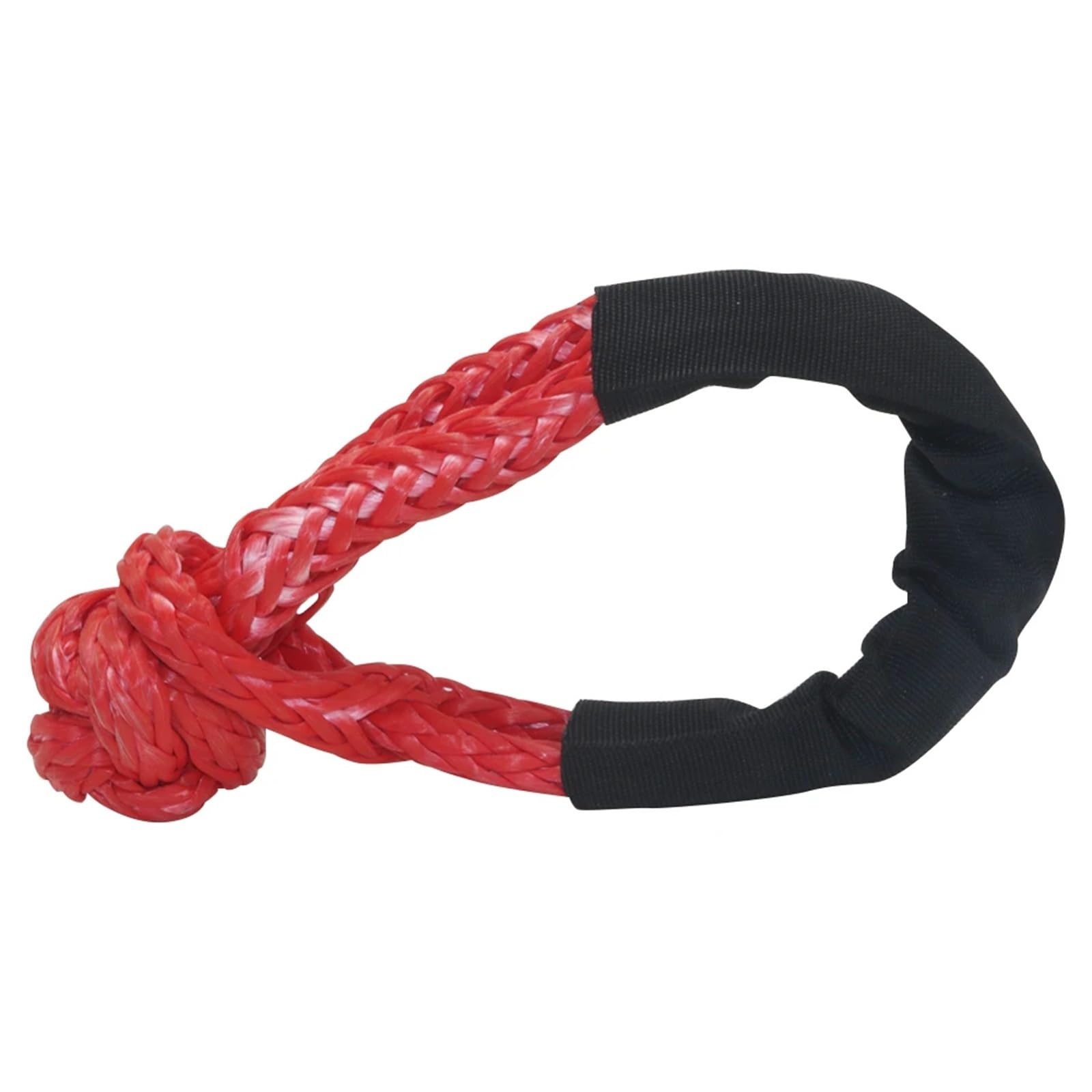 Abschleppseil 15 m Abschleppseil, Winde, Zugseil, Auto-Rettungsseil, Durchmesser 6 mm, 7 mm, optionale Autoreparaturwerkzeuge Abschleppseil Auto(Red Shackle) von JKELPV