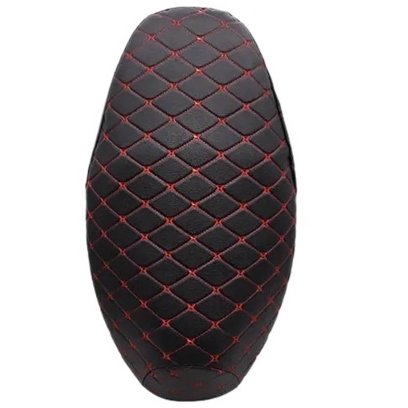 JKELPV Universal Sitzbezüge Universal 3D Motorrad Zubehör Checkered Quilted Leder Sitzkissenbezug Motorra zschut Sitzbezüge(O) von JKELPV