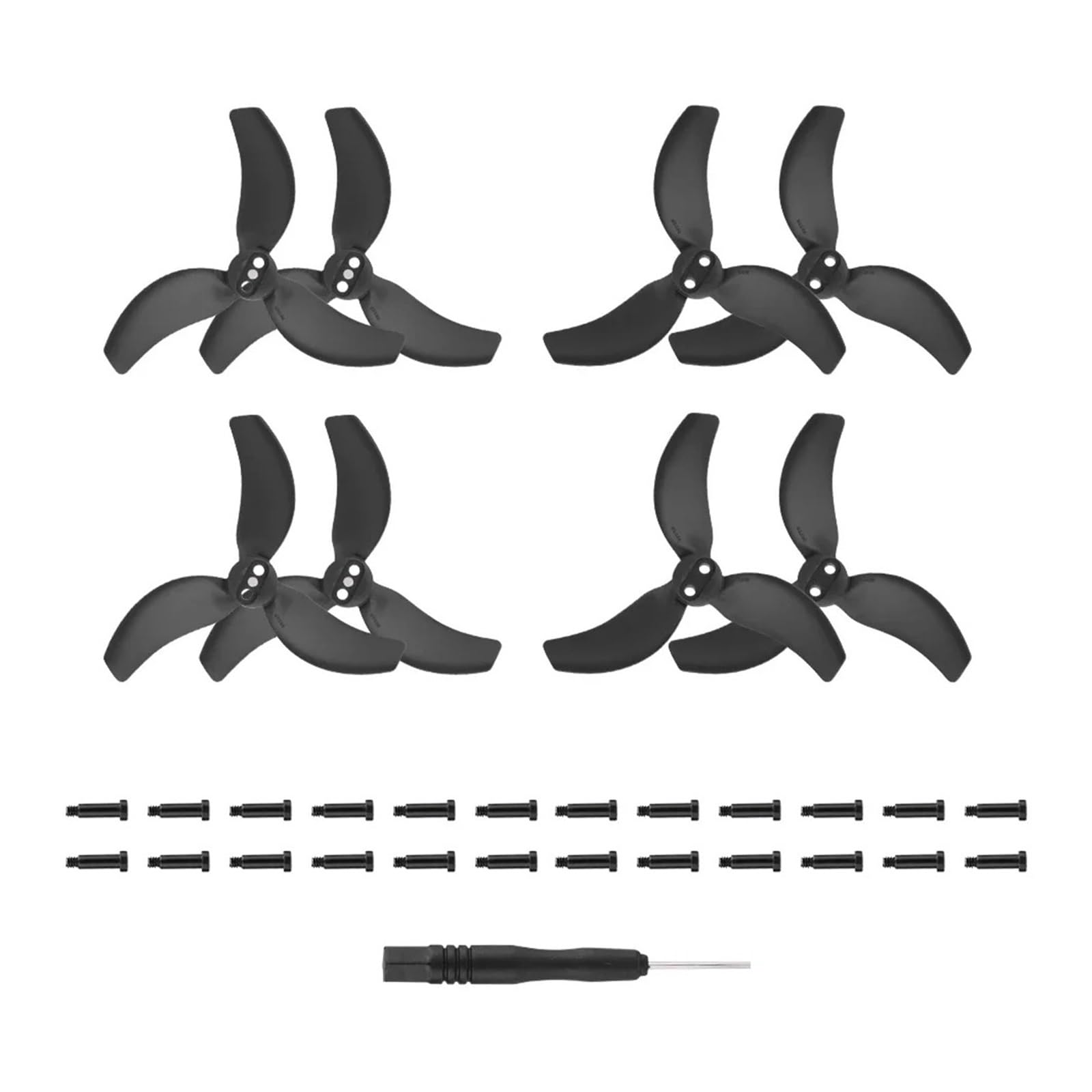 Avata2 Propeller for Drohnenersatz(4 Pair Black) von JKGVNCT