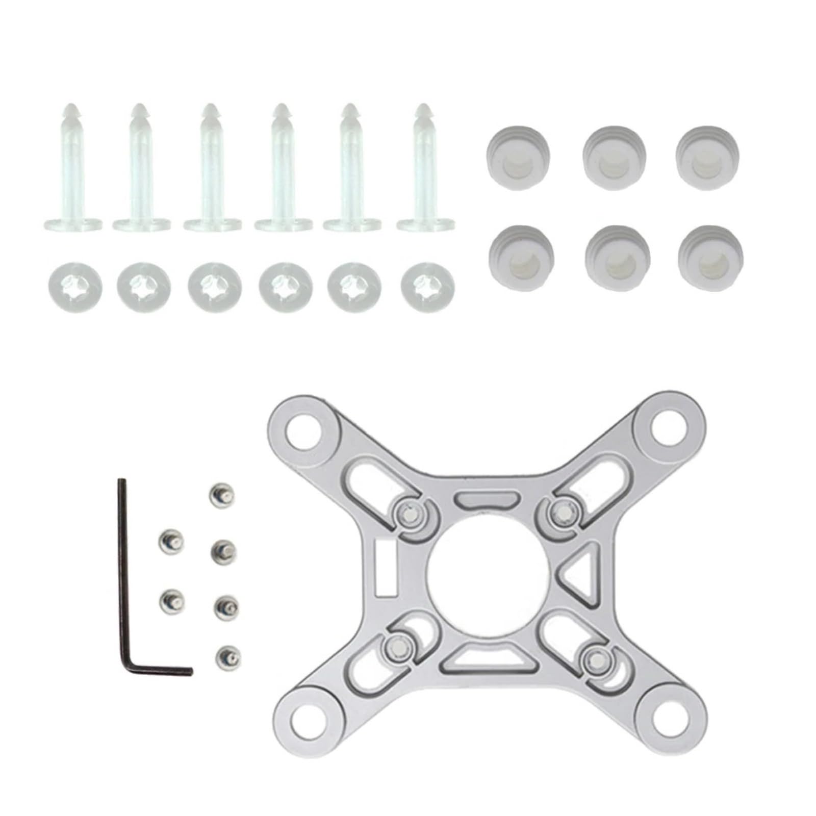 Drohnenzubehör, kompatibel mit Phantom3 Standard3sSE, stoßdämpfende Kugel, Universal-Montageplatte, Anti-Drop-Pin-Kit(For 3 SE) von JKGVNCT