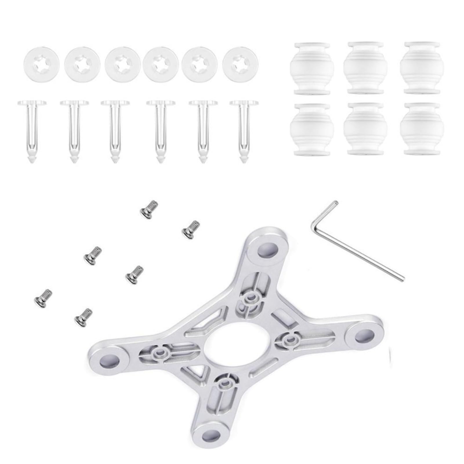 Drohnenzubehör, kompatibel mit Phantom3 Standard3sSE, stoßdämpfende Kugel, Universal-Montageplatte, Anti-Drop-Pin-Kit(For 3A 3P) von JKGVNCT