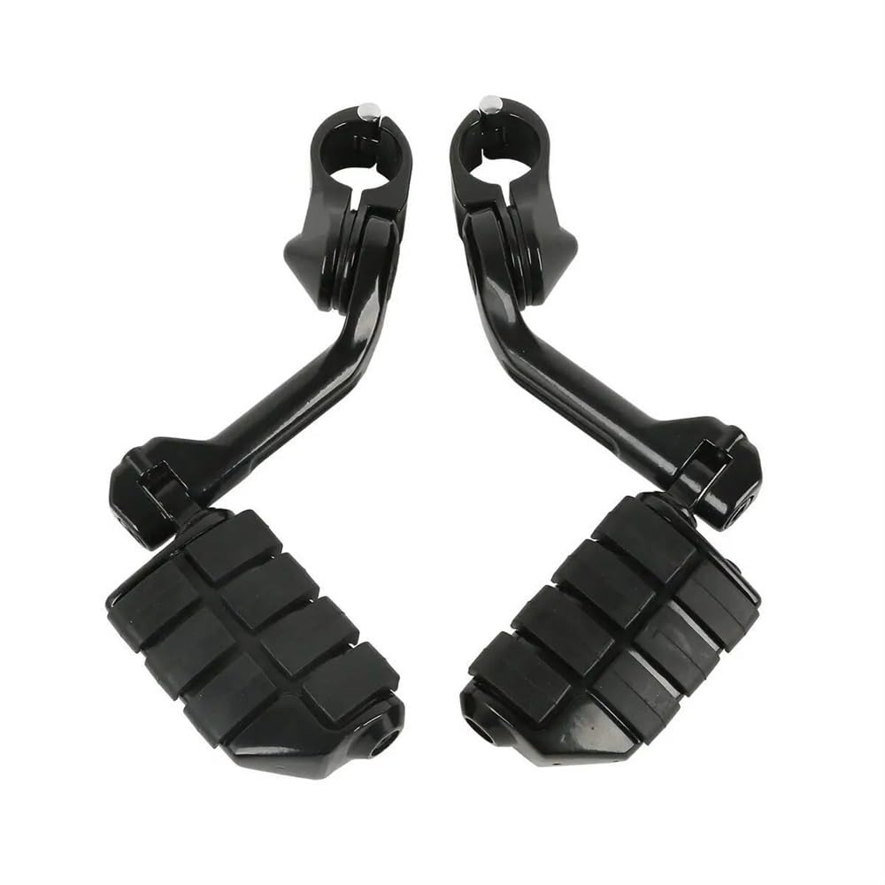 Fußrasten Pedal 1-1/4 "32mm Autobahn Pegs Einstellbare Motorrad Fußrasten Für Ha&rley Für Sportster XL Für Dyna Für Softail von JKYWOL