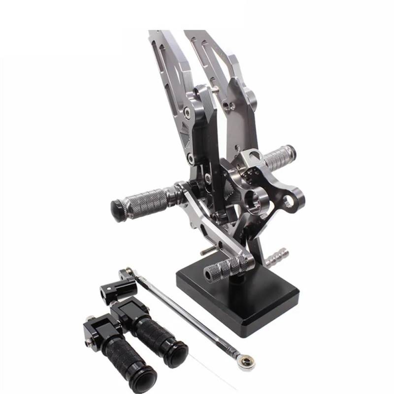 Fußrasten Pedal CNC Rear Set Ständer Fußrasten Motorrad Fußrastenanlage Fußstütze Fuß Pedal Pegs für MSX125 MSX 125 Für GROM Für AFFE schalthebel Halterung von JKYWOL