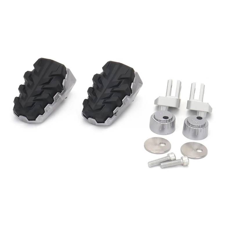 Fußrasten Pedal Für Moto V85TT Für Reise V85 TT V100 Für Mandello S Motorrad Vorne Fußstütze Fußrasten Pedale von JKYWOL