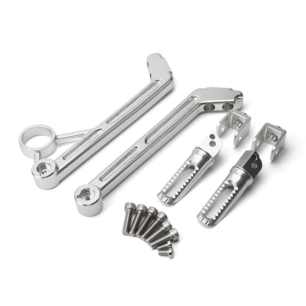 Fußrasten Pedal Für R9T Für RNINET Für Racer Für Scrambler Motorrad Zubehör Hinten Passagier Fußrasten Fuß Peg Rest Pedal Halterung Kit von JKYWOL