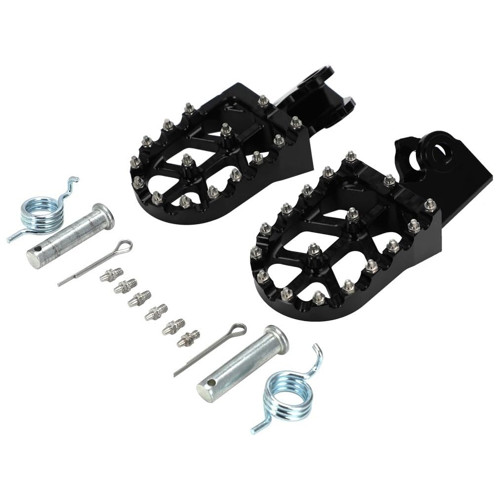 Fußrasten Pedal Fußrasten Fußpedale Motorradzubehör 6061 Aluminium Fußrasten Fußpedale Fußstützen Fußstützen Für CT125 CT 125 von JKYWOL