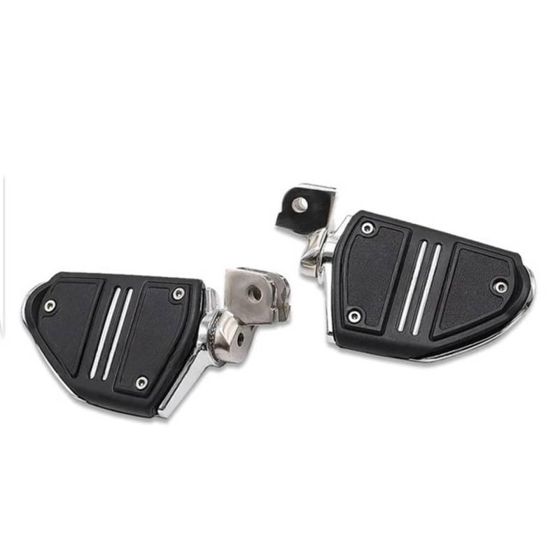 Fußrasten Pedal Fußstützen-Kit Bremspedalabdeckung Für Goldwing GL1800 Zubehör Doppelschienen-Fußstütze Für GL 1800 Für Tour DCT Für 2018 von JKYWOL