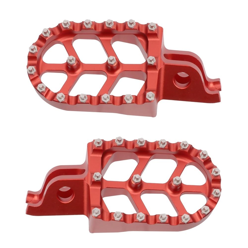 Fußrasten Pedal Motorrad CNC Fußrasten Fußrasten Fußrasten Pedale Für CR125 CR250 CRF150R CRF250R CRF250X CRF450R CRF450X CRF250L CRF250M von JKYWOL