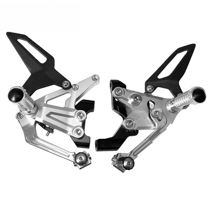 Fußrasten Pedal Motorrad Einstellbare Fußstütze Fußrastenanlage Für Du&Cati Für Panigale V2 899 959 1199 1299 Verkleidung Zubehör Fußrasten Pedal Heed Schutz von JKYWOL