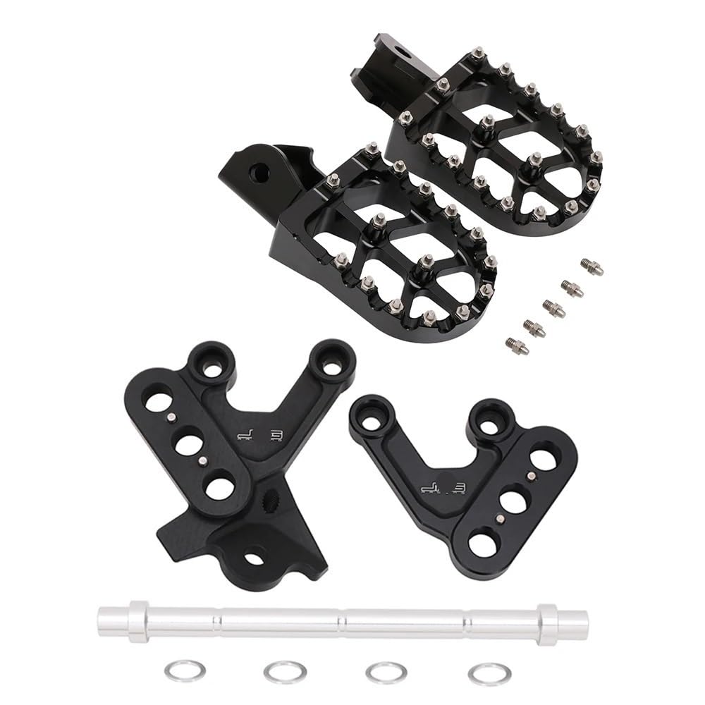 Fußrasten Pedal Motorrad Fußrasten Rest Fußrasten Halterung Hebel Fußhalterung Sets Für SurRon XS Für Licht Bee XS Off-Road-Bike von JKYWOL