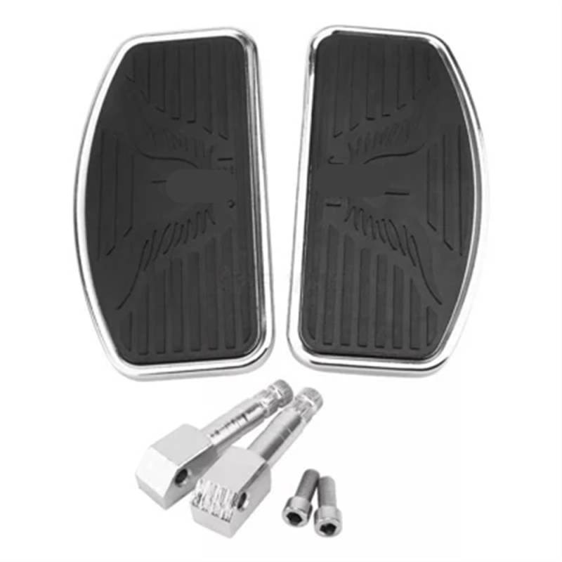 Fußrasten Pedal Motorrad Vorne Hinten Fahrer Passagier Breite Pedal Fuß Rest Dielen Für Ka&wasaki 400 800 900 VN400 VN800 VN900 von JKYWOL