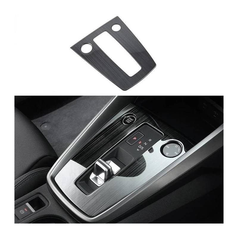 JKYWOL Für A3 A3L Auto Styling Innen Modell Schwarz Center Konsole Getriebe Shift Panel Dekoration Abdeckungen Aufkleber Trim von JKYWOL