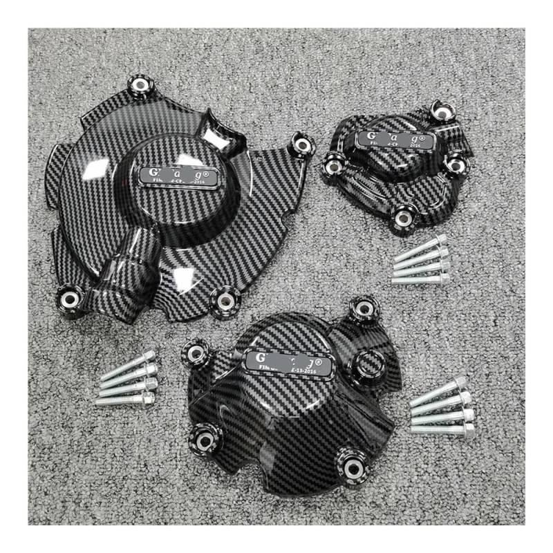 Motor Abdeckung Schutz Fall MT-10 Motorräder Motor Schutzhülle Für YA&MAHA MT10 MT-10SP 2015~2024 Carbon Faser Druck Generator Schutz Shell von JKYWOL