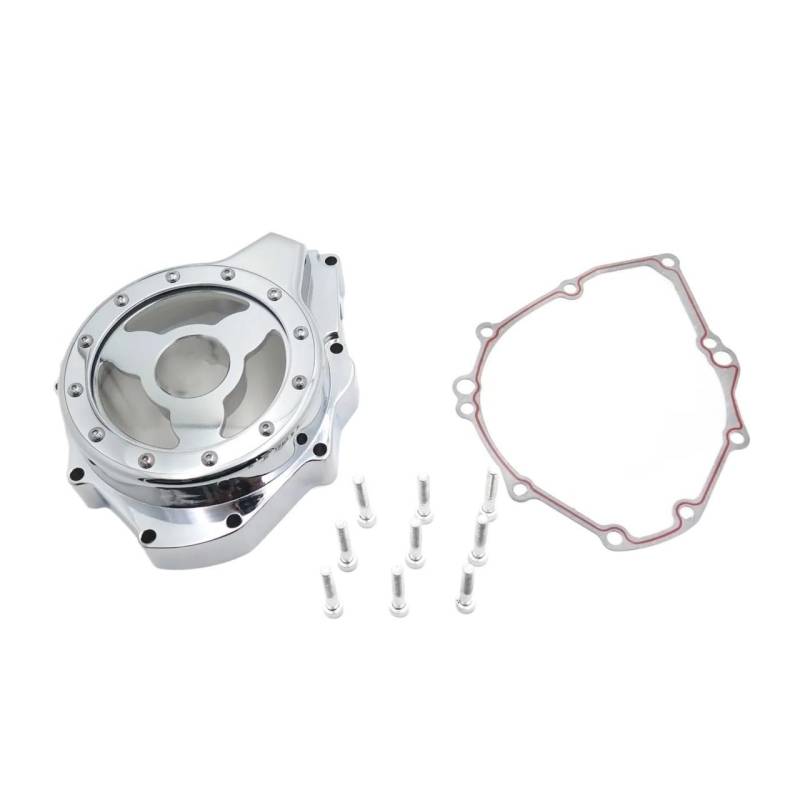 Motor Abdeckung Schutz Fall Motorradteile Glas Durchsichtige Motorstatorabdeckung Schutzgehäuse Stator Für Su&zuki GSX1300R Für Hayabusa 1999-2020 von JKYWOL