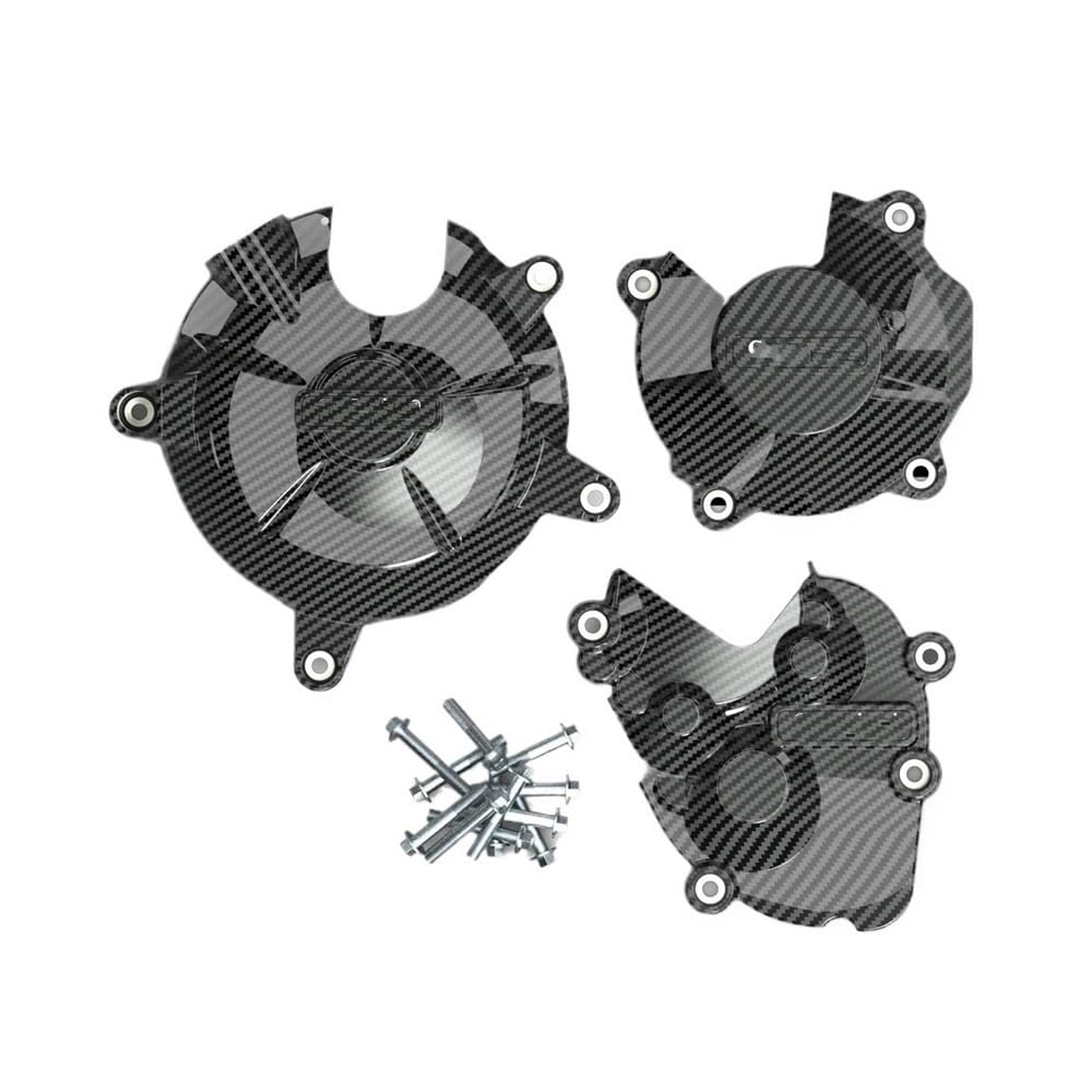 Motor Abdeckung Schutz Fall Motorräder Haube Stator Schutz Motor Abdeckung Schutz Fall Motor Kurbel Fall Schutz Für Ka&wasaki ZX6R 2007-2023 von JKYWOL