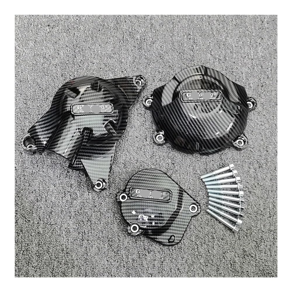 Motor Abdeckung Schutz Fall R6 Motorräder Motor Schutzhülle Für YA&MAHA YZF 600 R6 2006-2023 Carbon Faser Druck Motor Kurbelgehäuse von JKYWOL