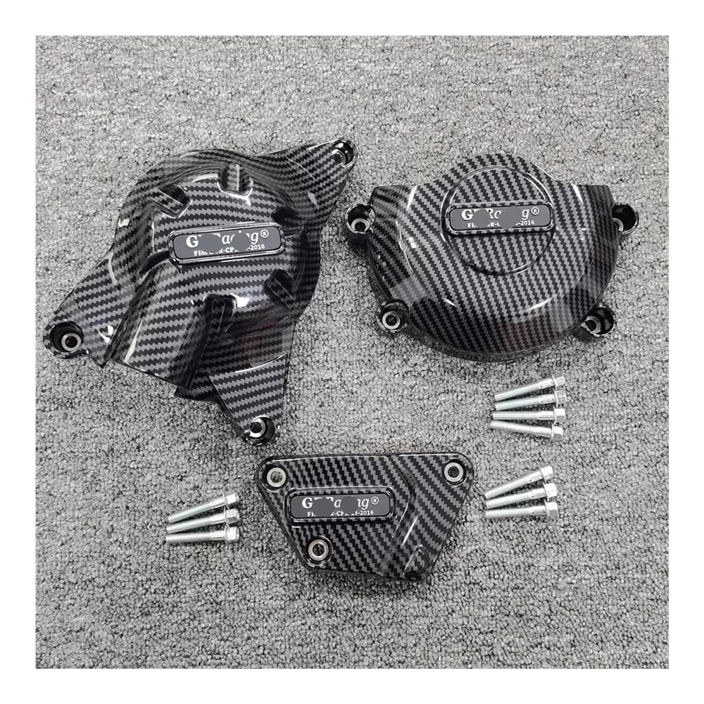 Motor Abdeckung Schutz Fall R6 Motorräder Motor Schutzhülle Für YA&MAHA YZF 600 R6 2006-2023 Carbon Faser Druck Motor Kurbelgehäuse von JKYWOL