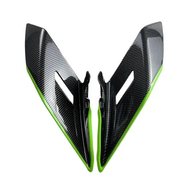 Seitenverkleidung Verkleidung Motorrad Fixed Wing Für CF&Moto 450SR CF450SR 2022-2023 ABS Carbon Weiß Vorderseite Abtrieb Nackt Spoiler Verkleidung Zubehör von JKYWOL