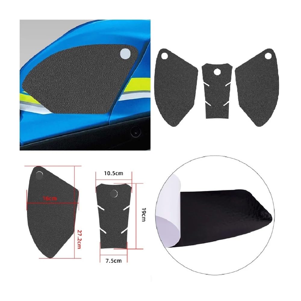 Tankaufkleber Motorrad Tank Pad Seite Knie Traktion Grip Anti Slip Pads Für Su&zuki GSXR 1000 GSX-R 1000R ABS GSX-R1000 2017-2023 von JKYWOL