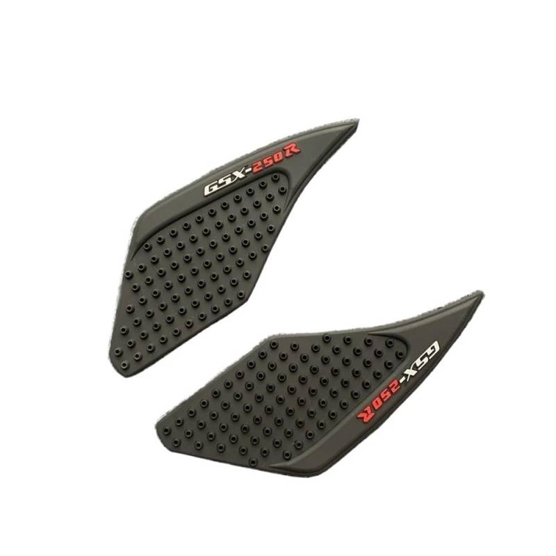 Tankaufkleber Motorrad Tank Traction Pad Side Gas Knie Grip Protector Anti Slip Kraftstoff Aufkleber Für Su&zuki GSX-250R GSX250R von JKYWOL