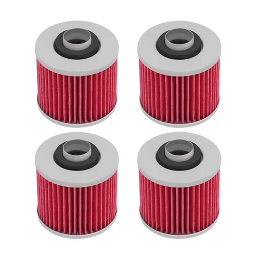 145 Motorrad-Ölfilter, kompatibel mit Pegaso 650 Factory 660 2007 660 Trail 2007 2008 649 2006 Strada 660 2005 bis 2014(4 Pcs) von JKYsrUT