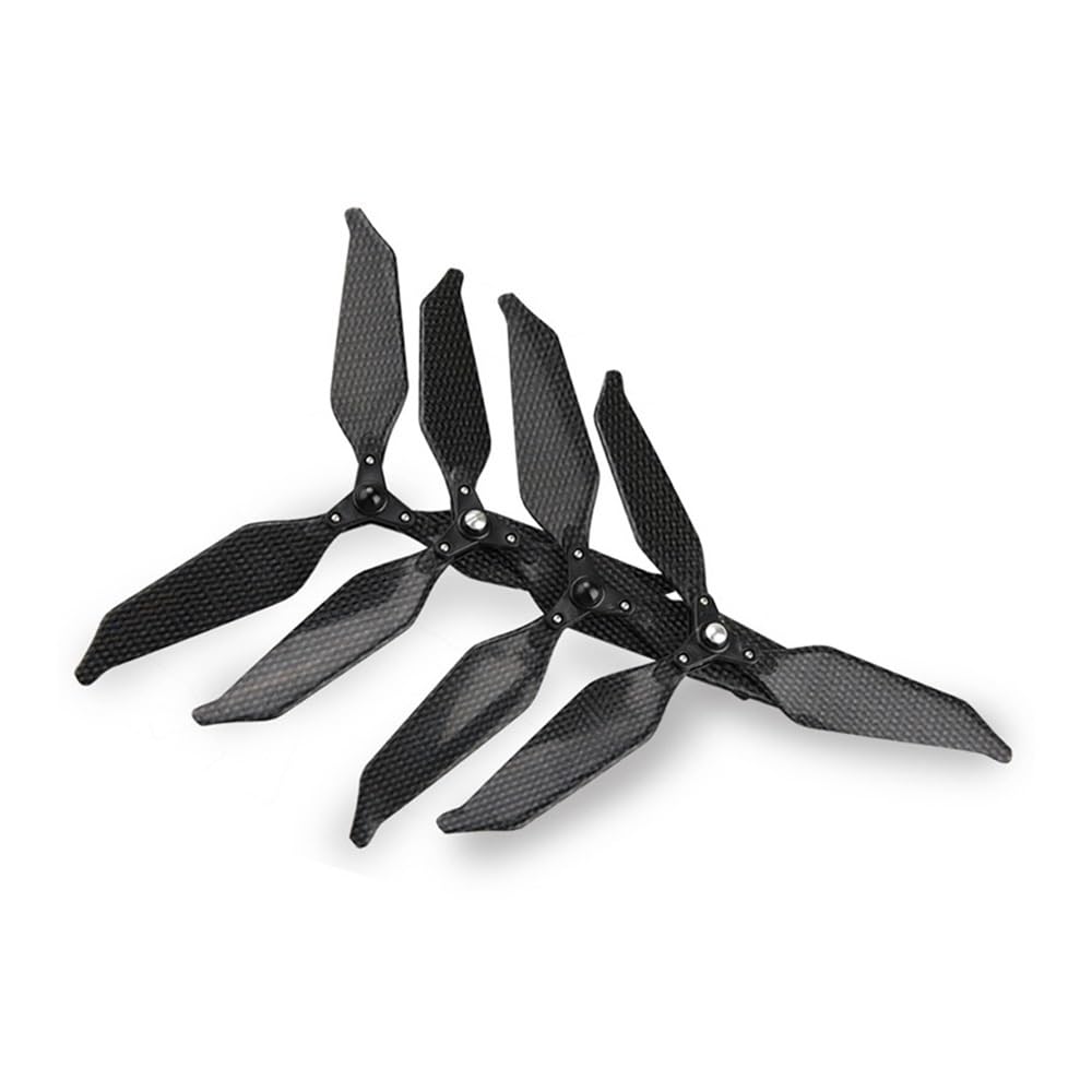 4 Stück Kohlefaser-Propeller, Faltbarer Propeller, geräuscharm, kompatibel mit 3 Advanced/Professional/Standard-Drohnen von JKYsrUT