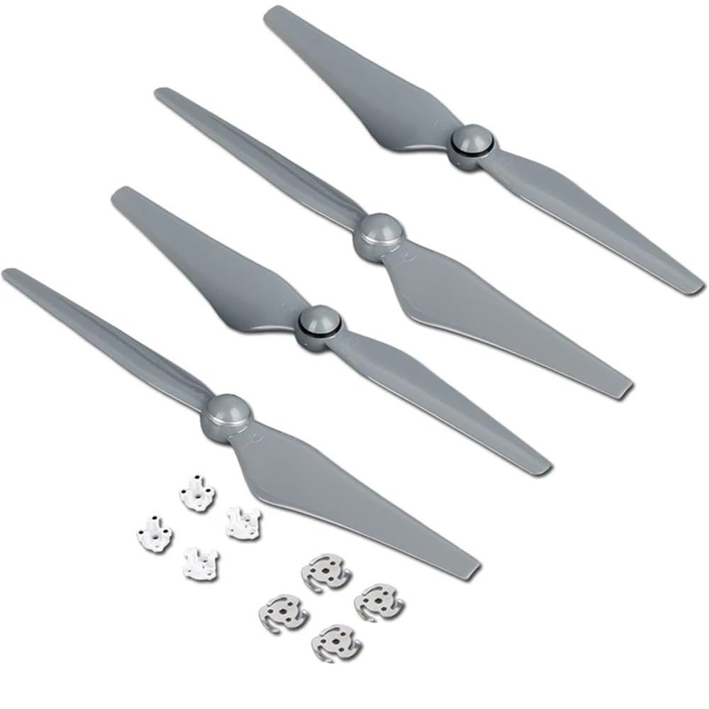 4 Stück Propeller 9450S Prop mit Basis Kompatibel mit 4 Drohnenzubehör(Gray) von JKYsrUT