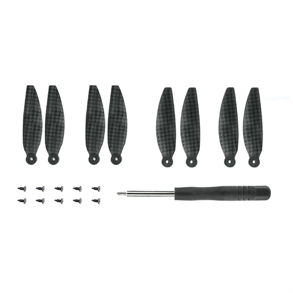 8 Stück Propeller aus Kohlefaser. Kompatibel mit Drohnenzubehör Compatible with Mavic Mini 2/Mavic Mini SE. von JKYsrUT