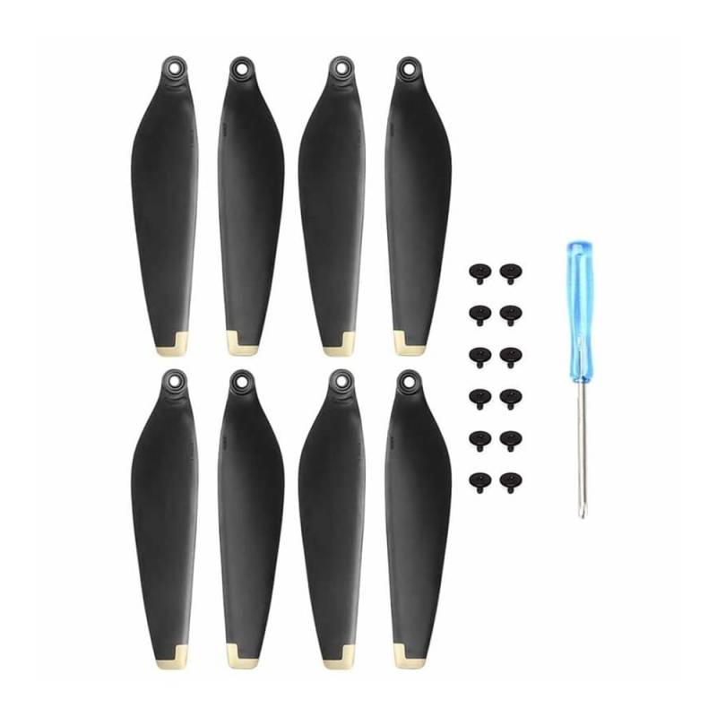 8 teile/satz Propeller mit Schrauben Kompatibel mit Mini 4pro /mini 3pro Drone Zubehör(Golden) von JKYsrUT