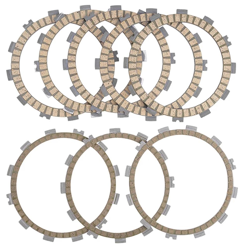 8-teiliges Kupplungsreibscheiben-Set, kompatibel mit Pan America 1250 2021, Motorradzubehör aus Bakelit auf Papierbasis(Paper Based Kit) von JKYsrUT