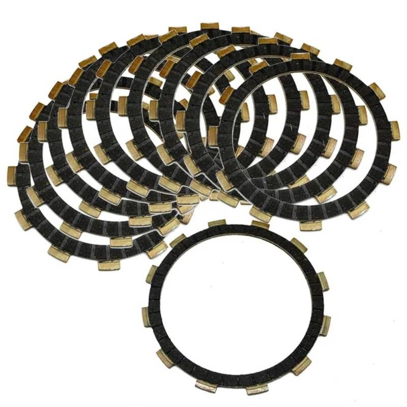 Kompatibel mit GV1200GL 1200 1985-1986 GV 1200 GL Motorrad Kupplung Reibung Platten Kit Set 10 stück von JKYsrUT